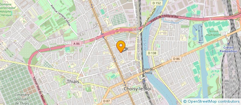 localisation de l'entreprise DOUBLE R INTERNATIONAL à CHOISY-LE-ROI
