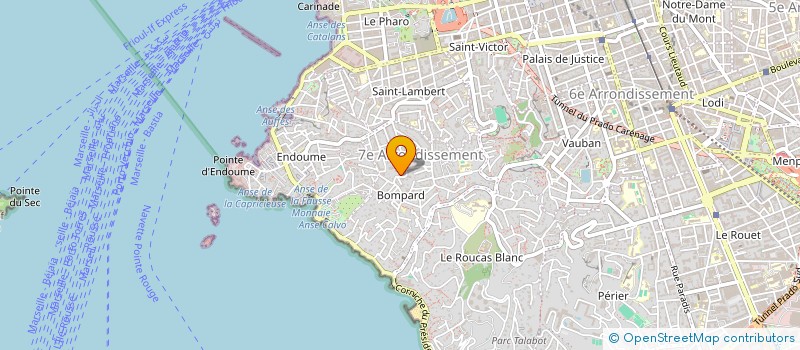 localisation de l'entreprise DOUBLE RAME à MARSEILLE
