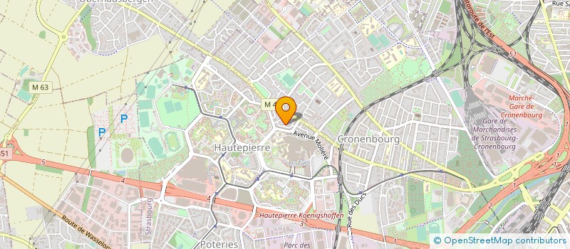 localisation de l'entreprise DOUBLE S à STRASBOURG