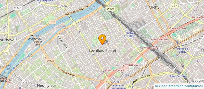 localisation de l'entreprise DOUBLE SENS  LEVALLOIS-PERRET