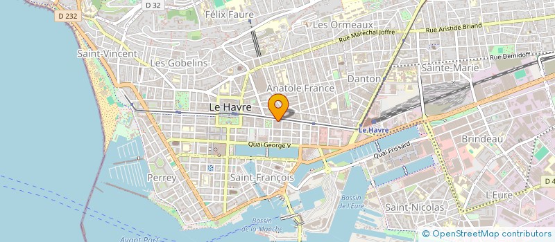 localisation de l'entreprise DOUBLE SIX à LE HAVRE