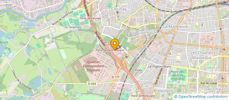 localisation de l'entreprise DOUBLE SIX  SAINT-JACQUES-DE-LA-LANDE