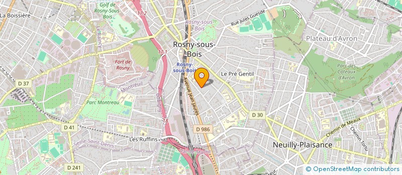 localisation de l'entreprise DOUBLE TAKE à ROSNY-SOUS-BOIS