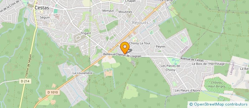 localisation de l'entreprise DOUBLE THE  CESTAS