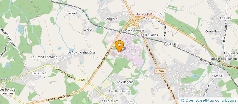 localisation de l'entreprise DOUBLE TOUR à COUZEIX
