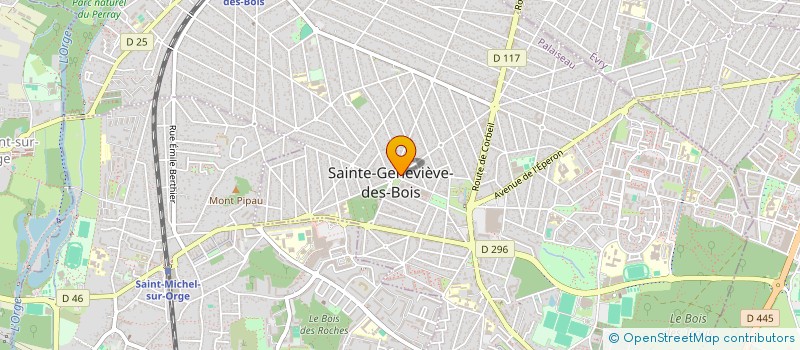 localisation de l'entreprise DOUBLE V à SAINTE-GENEVIEVE-DES-BOIS