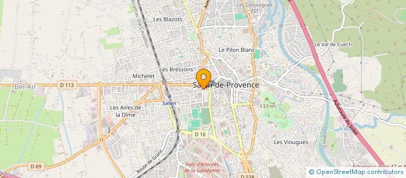 localisation de l'entreprise DOUBLE V  SALON-DE-PROVENCE