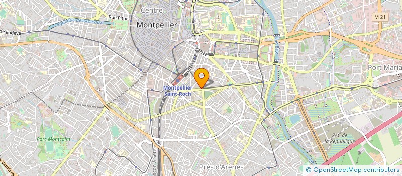 localisation de l'entreprise DOUBLE V à MONTPELLIER