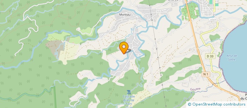 localisation de l'entreprise DOUBLE V  GOYAVE