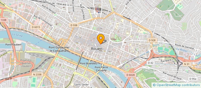 localisation de l'entreprise DOUBLE V à ROUEN