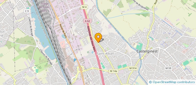 localisation de l'entreprise DOUBLE V  SAINT-ALBAN