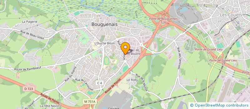 localisation de l'entreprise DOUBLE V DIRECT à BOUGUENAIS