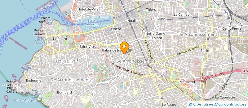 localisation de l'entreprise DOUBLE V ORGANISATION à MARSEILLE