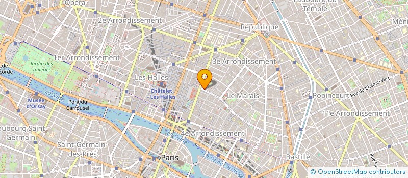 localisation de l'entreprise DOUBLE VUE  PARIS