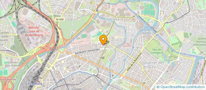 localisation de l'entreprise DOUBLE Z  STRASBOURG