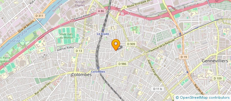 localisation de l'entreprise DOUBLECI à COLOMBES