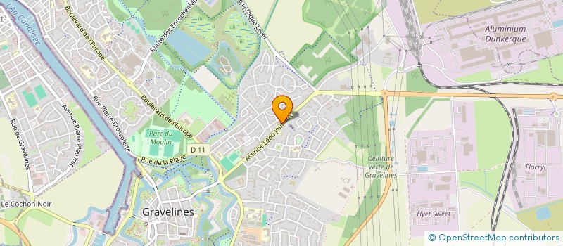localisation de l'entreprise DOUBLECOURT à GRAVELINES