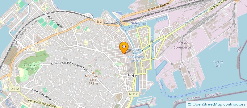 localisation de l'entreprise DOUBLEFUN50  SETE