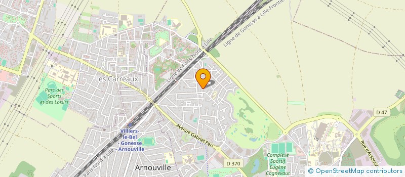 localisation de l'entreprise DOUBLEKARATS  VILLIERS-LE-BEL