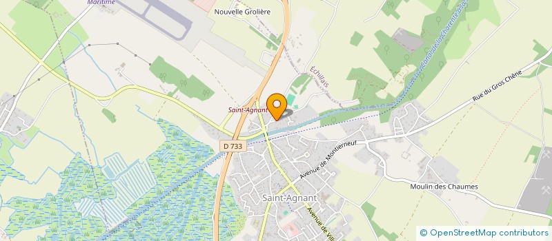 localisation de l'entreprise DOUBLET à SAINT-AGNANT