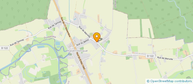 localisation de l'entreprise DOUBLET BURETTE  HAVERSKERQUE