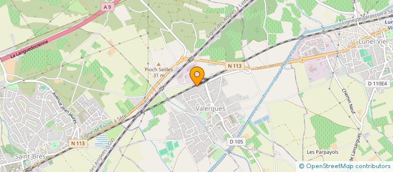 localisation de l'entreprise DOUBLET GA-MA  LUNEL-VIEL