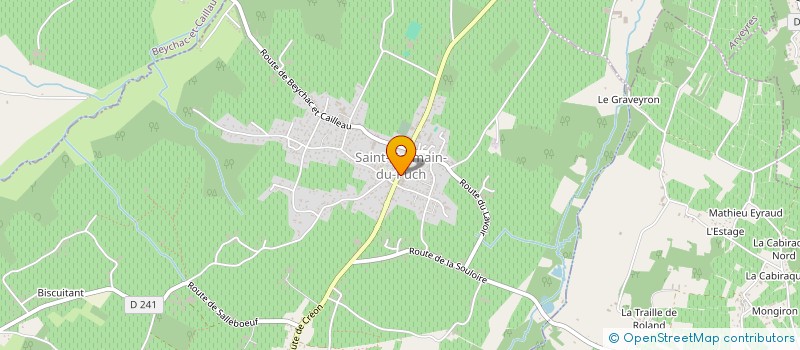 localisation de l'entreprise DOUBLET J ET S  SAINT-GERMAIN-DU-PUCH