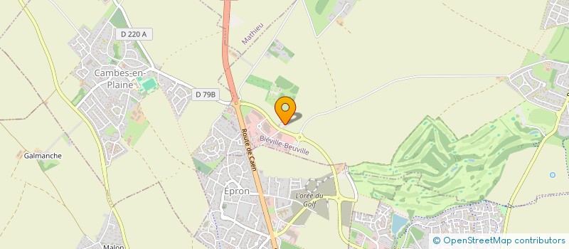 localisation de l'entreprise DOUBLET PATRIMOINE  BIEVILLE-BEUVILLE