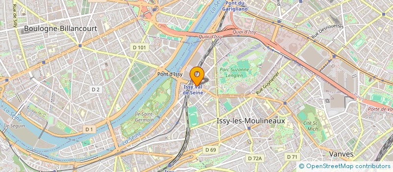 localisation de l'entreprise DOUBLETRADE à ISSY-LES-MOULINEAUX
