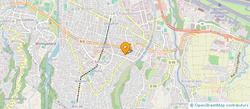 localisation de l'entreprise DOUBLEV à SAINT-DENIS