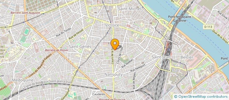 localisation de l'entreprise DOUBLEV DESIGN à BORDEAUX
