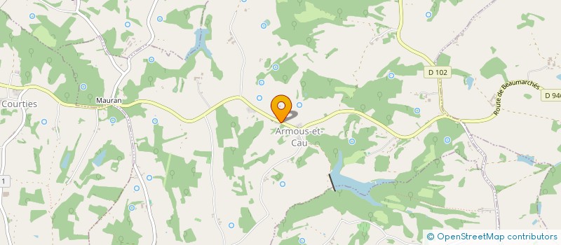 localisation de l'entreprise DOUBRERE SUN  ARMOUS-ET-CAU