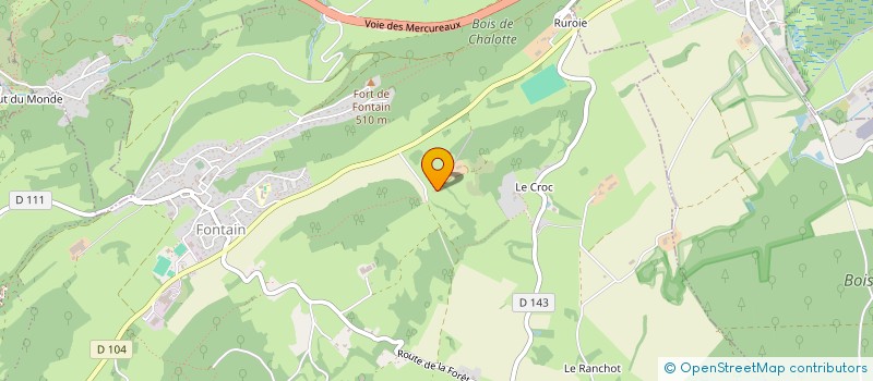 localisation de l'entreprise DOUBS PATURAGE à FONTAIN