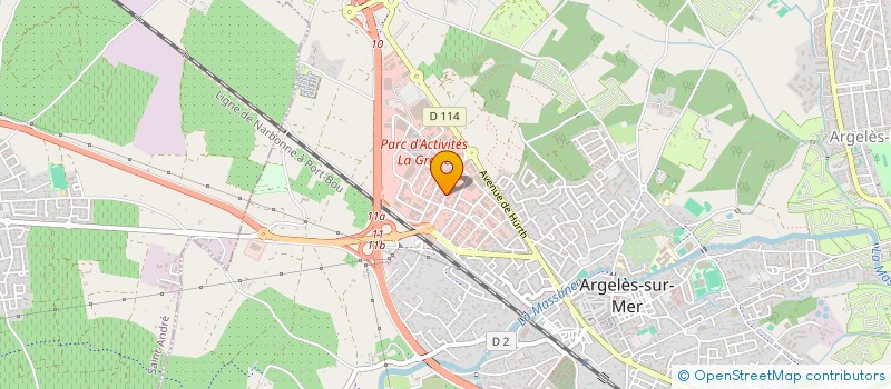 localisation de l'entreprise DOUBY  ARGELES-SUR-MER