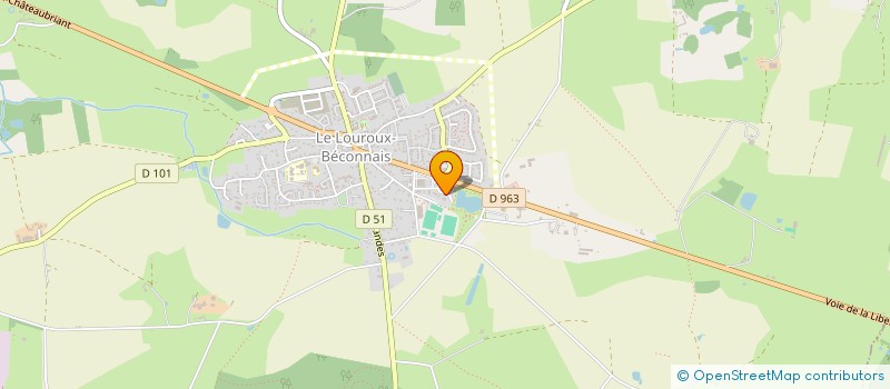 localisation de l'entreprise DOUC'EUR  VAL D'ERDRE-AUXENCE