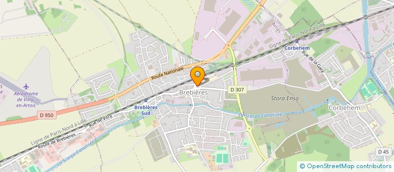localisation de l'entreprise DOUC'HEURE à BREBIERES