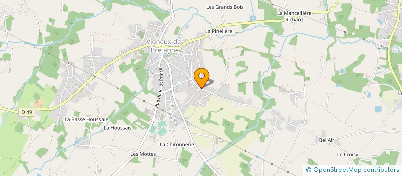 localisation de l'entreprise DOUCE  VIGNEUX-DE-BRETAGNE