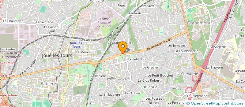 localisation de l'entreprise DOUCE  JOUE-LES-TOURS