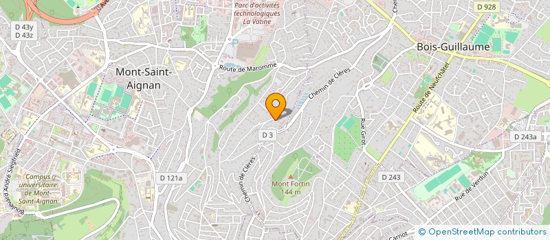 localisation de l'entreprise DOUCE AMBIANCE  MONT-SAINT-AIGNAN