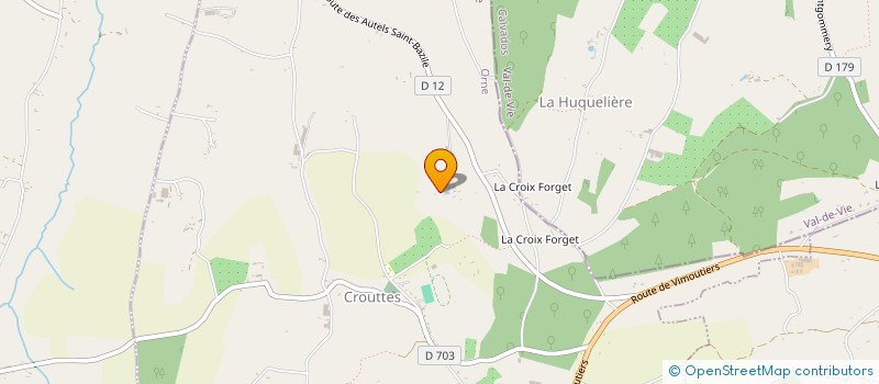localisation de l'entreprise DOUCE AMERE à CROUTTES