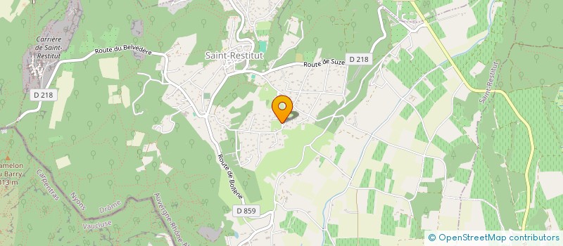 localisation de l'entreprise DOUCE AZUR  SAINT-RESTITUT