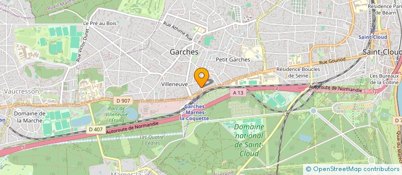 localisation de l'entreprise DOUCE COMME DE LA PRUNE à GARCHES