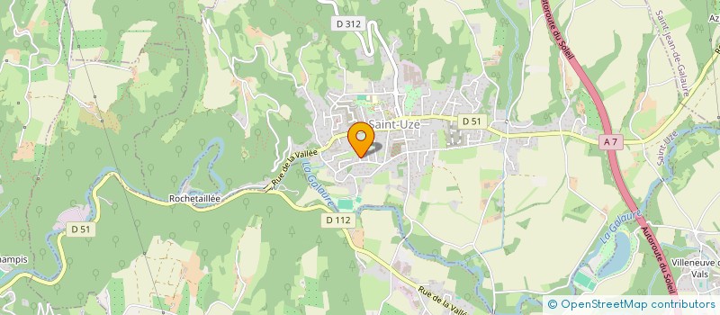 localisation de l'entreprise DOUCE COMPAGNIE  SAINT-UZE