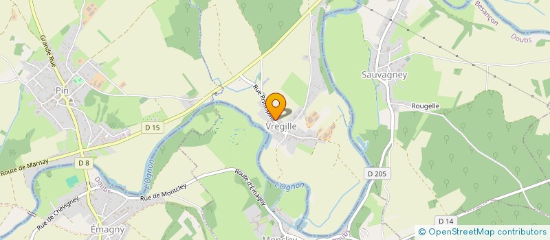 localisation de l'entreprise DOUCE COMTOISE  BAY