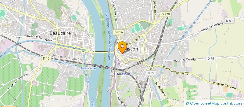 localisation de l'entreprise DOUCE CONCEPT STORE à TARASCON