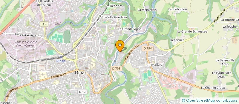 localisation de l'entreprise DOUCE ET RANCE  LANVALLAY