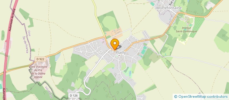 localisation de l'entreprise DOUCE EVASION à SAINT-WITZ