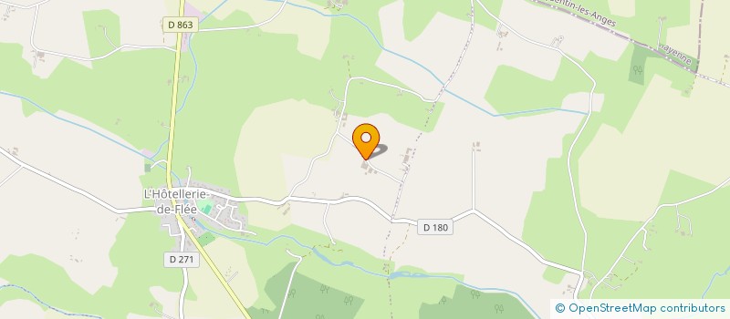 localisation de l'entreprise DOUCE EVEIL IMMOBILIER à SEGRE-EN-ANJOU BLEU