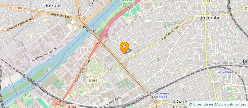 localisation de l'entreprise DOUCE FOLIE  COLOMBES
