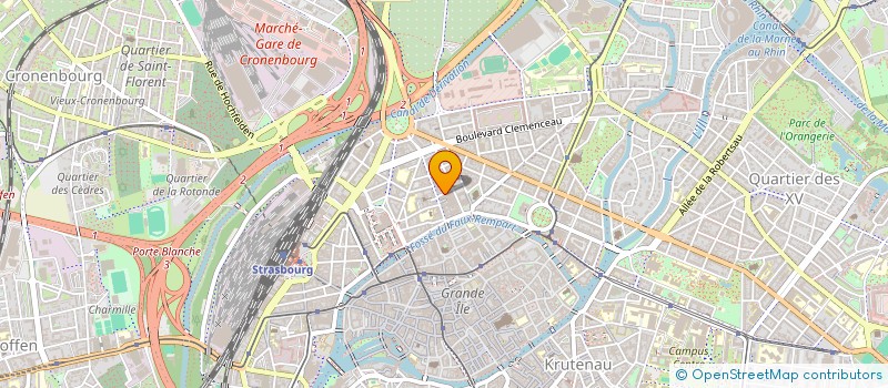 localisation de l'entreprise DOUCE FOLIE à STRASBOURG